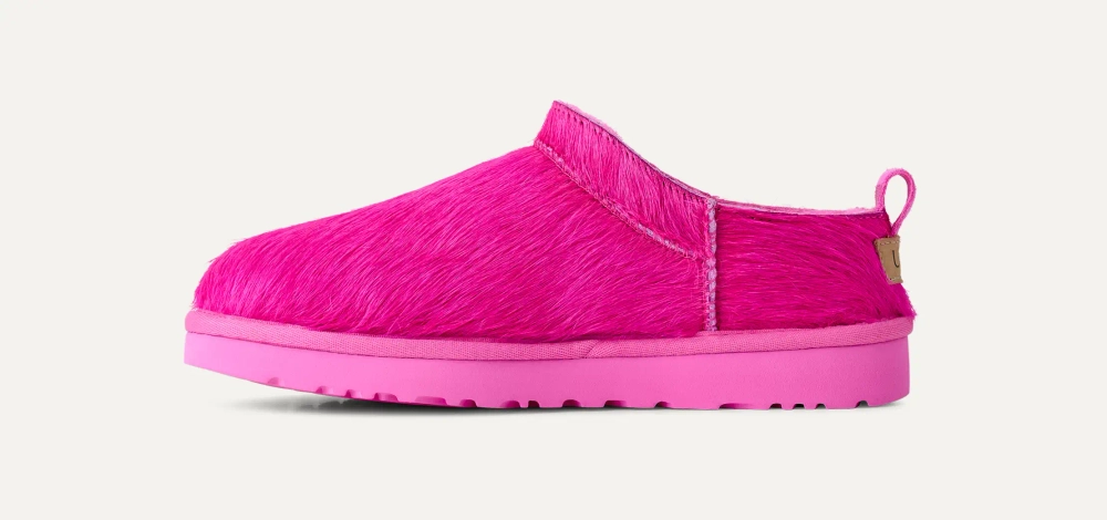 UGG Угги Classic Micro Calf Hair, цвет фуксии