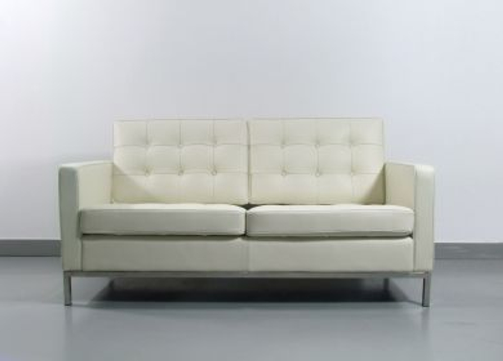 Кресло Florence Knoll Style  (кожа) (by Steel Arts)