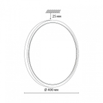 Накладной светильник Sonex Omega Black 7662/32L