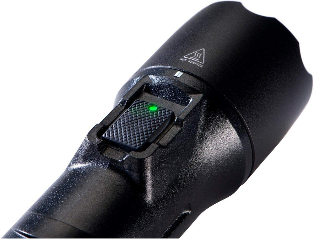Средний тактический аккумуляторный фонарь Pelican™ 7070R, черный