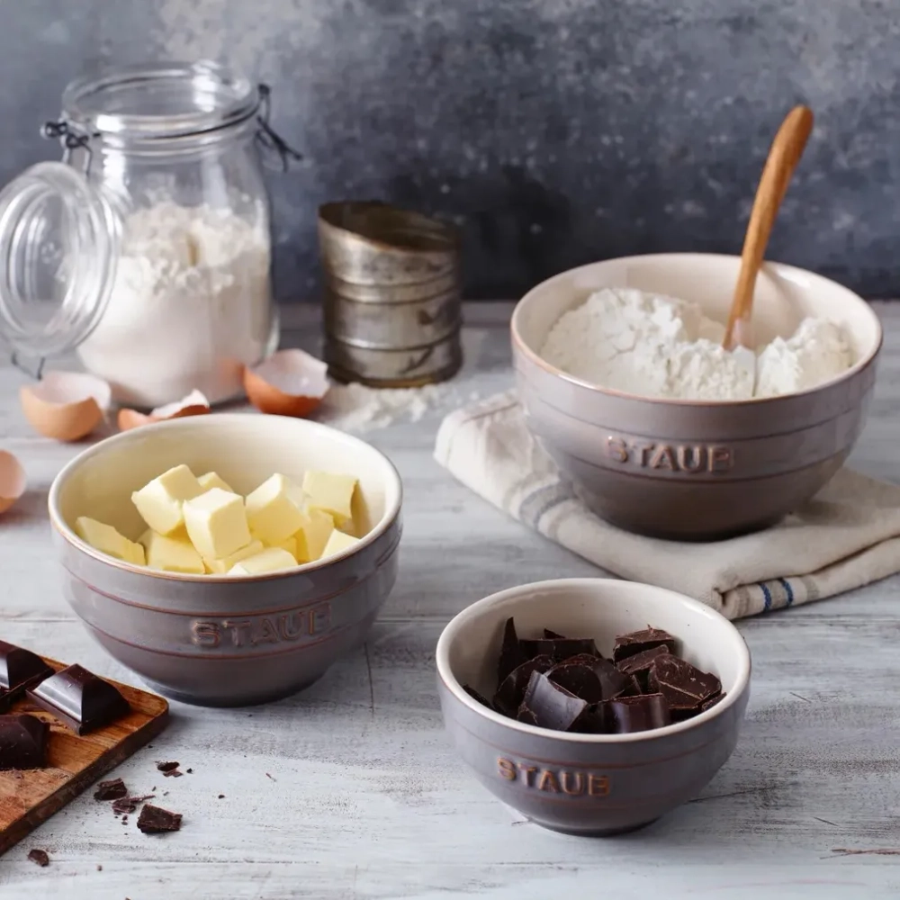 STAUB Набор из 4 антикварных графитовых формочек диаметром 9 см. 40508-156-0
