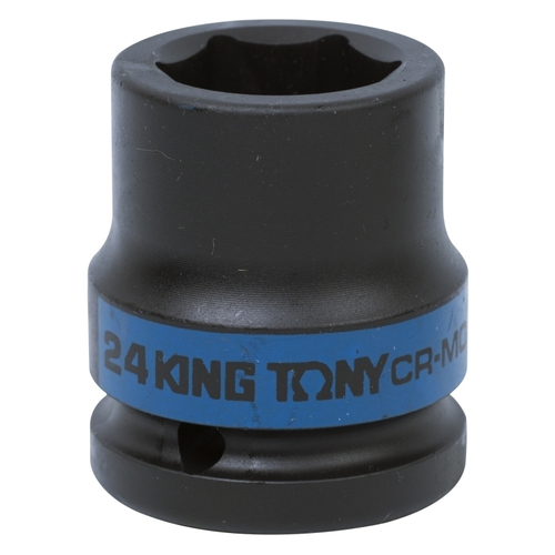 KING TONY (653524M) Головка торцевая ударная шестигранная 3/4", 24 мм