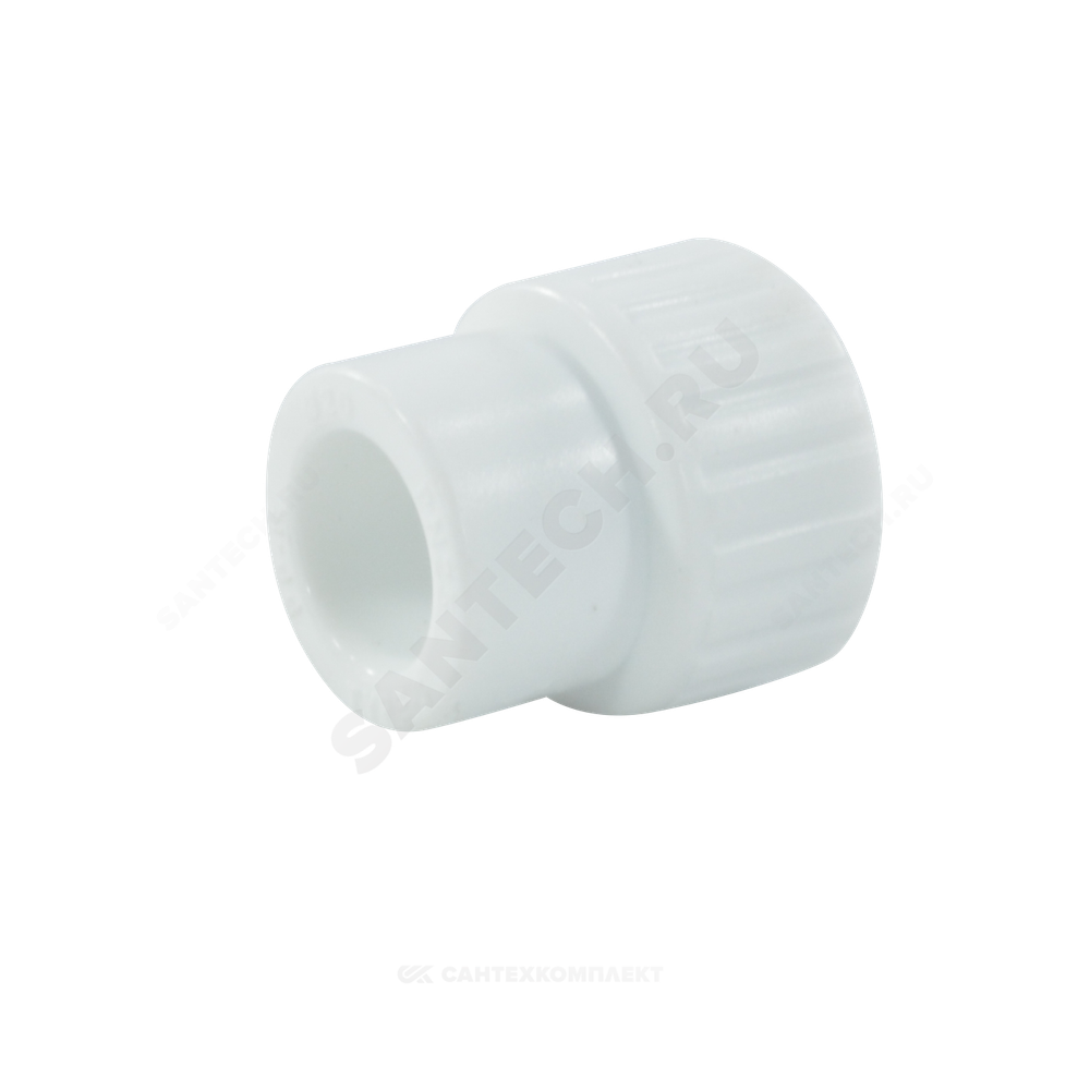 Муфта PP-R комбинированная белая Дн 25х3/4" ВР RTP (РосТурПласт) 10655