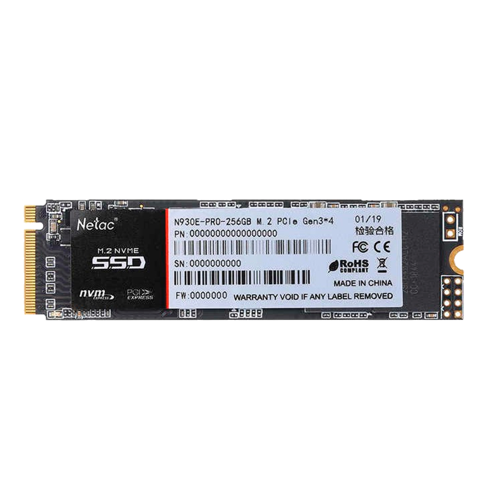 SSD 256 ГБ M.2 NVMe Netac NT01N930E-256G-E4X