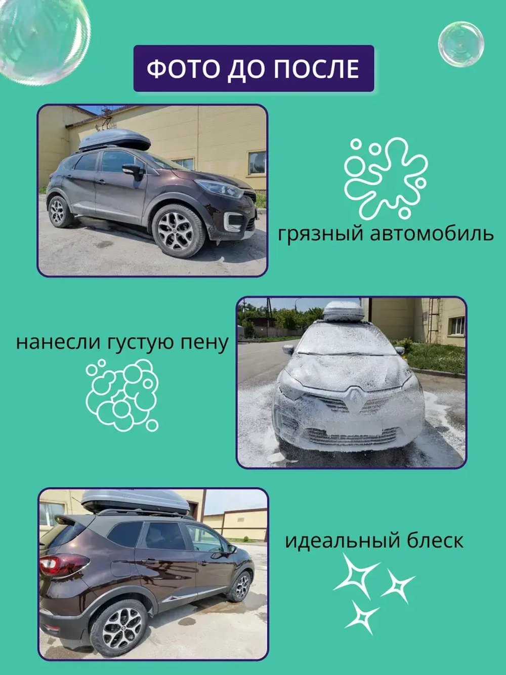 Автошампунь для бесконтактной мойки 20 литров концентрат