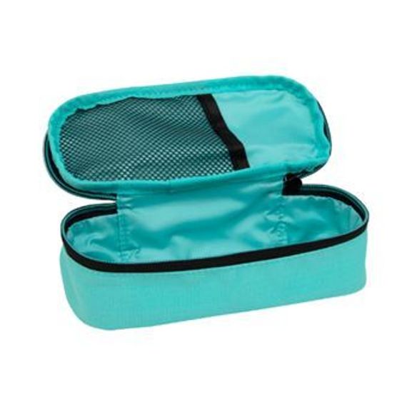 Penal \ Пенал \ Pencil bag OVAL PENCIL CASE SUNSET GREEN