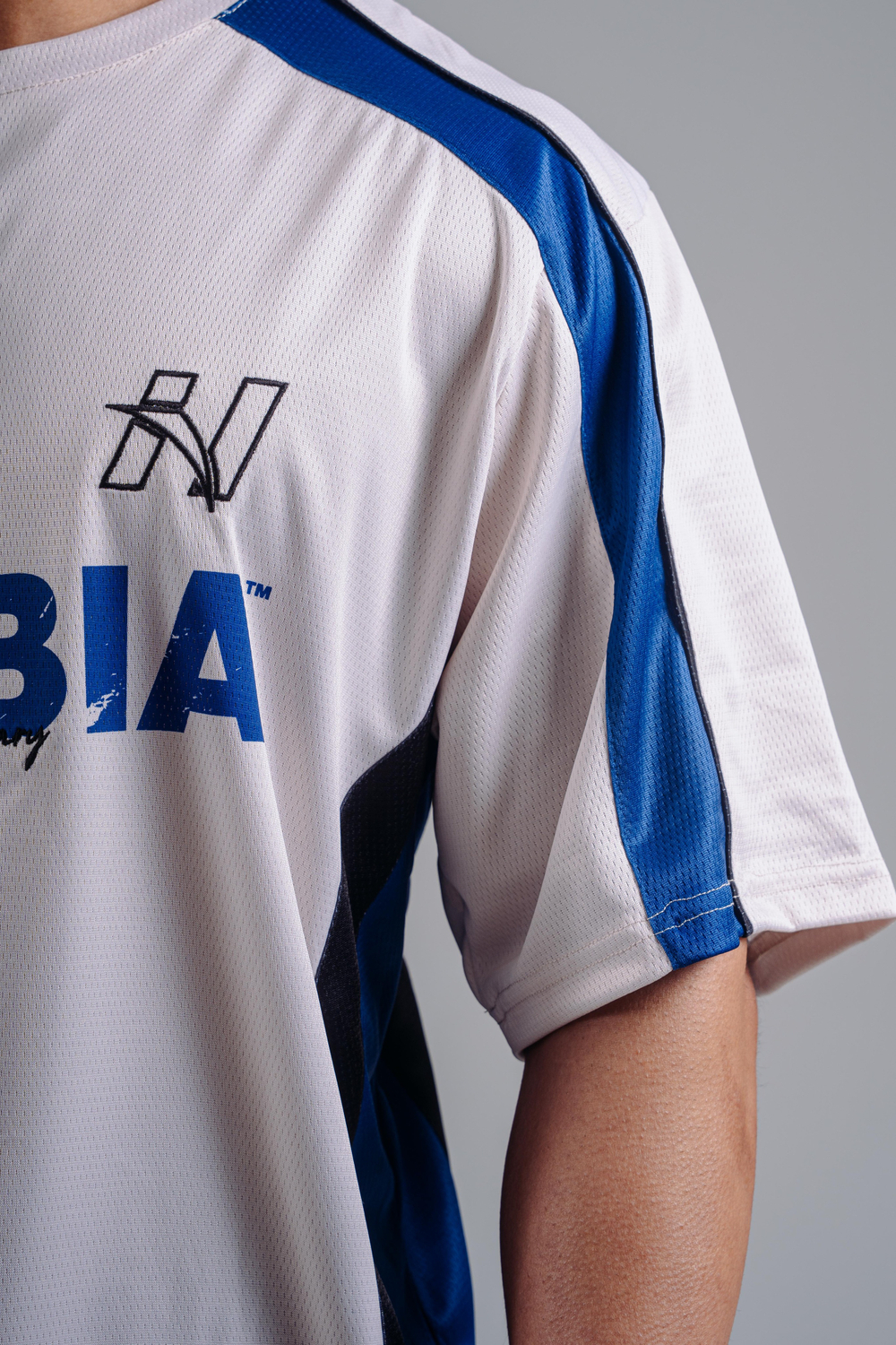 Футболка Oversized Jersey T-Shirt '97 PRIMALL 885 Кремовая