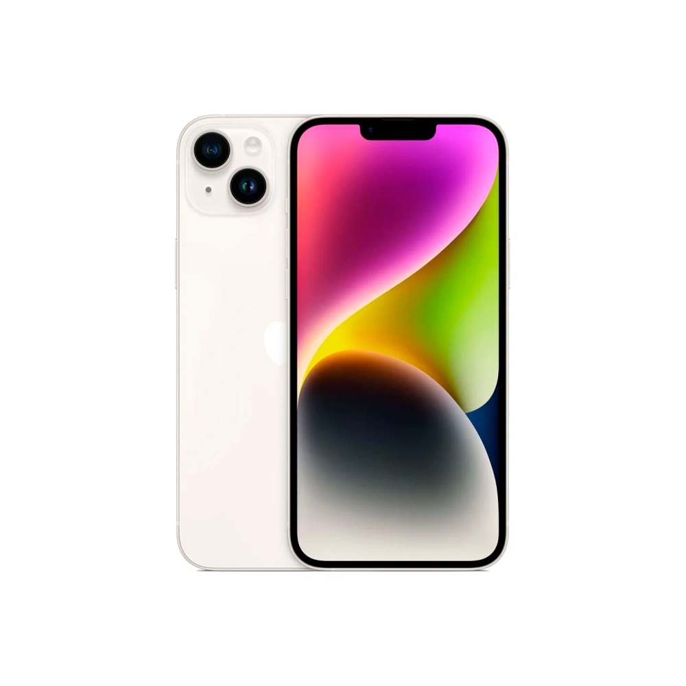 Смартфон Apple iPhone 14 128GB, Nano-SIM + eSIM, Starlight (Белый)