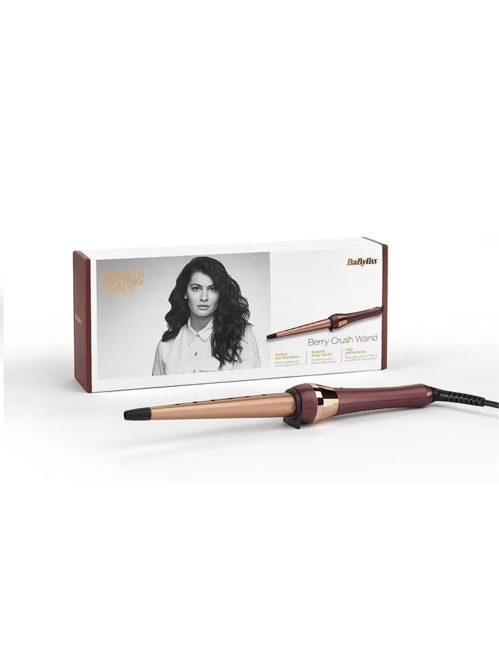 Конусная плойка BaByliss Berry Crush Wand 2523PE красный - 2