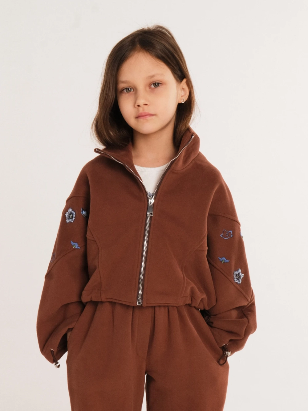 Олимпийка NEZABUDKA CHILD, коричневый