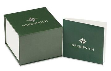 Наручные часы Greenwich GW056.41.31 Globe, механика с автоподзаводом, 43 мм, черные