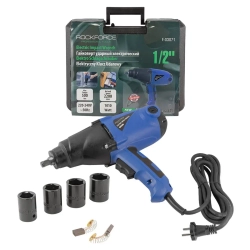 Гайковерт ударный электрический 1/2''(230V, 1020W, 600Нм) с комплектом головок (17, 19, 21, 23мм) RockFORCE RF-03071 ( 50167к)