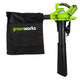 Воздуходув-Садовый Пылесос аккумуляторный Greenworks  Арт. 24227, 40V, бесщеточный, без АКБ и ЗУ — фото 3