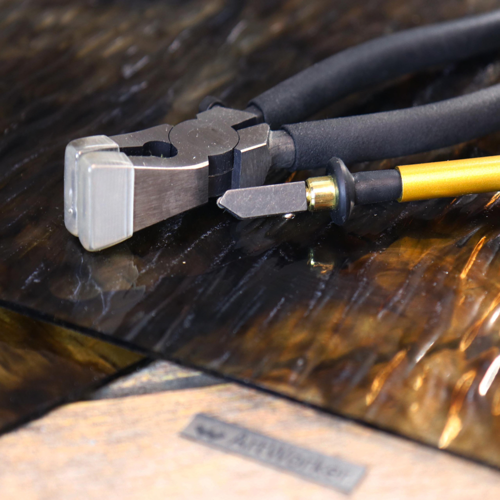 Витражное стекло Wanda Stained GC M105F коричневого цвета, толщиной 3 мм ArtWorker