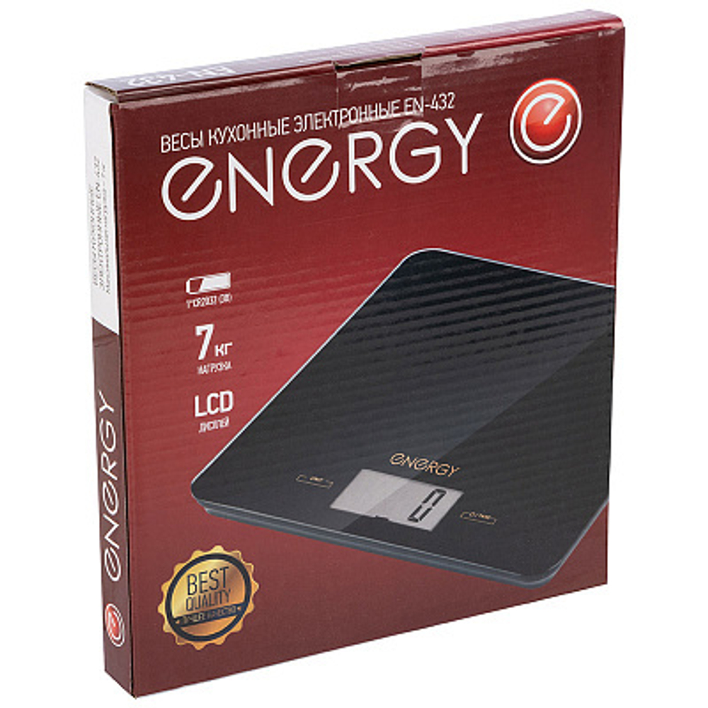 Весы кухонные Energy EN-432 черный (102911)