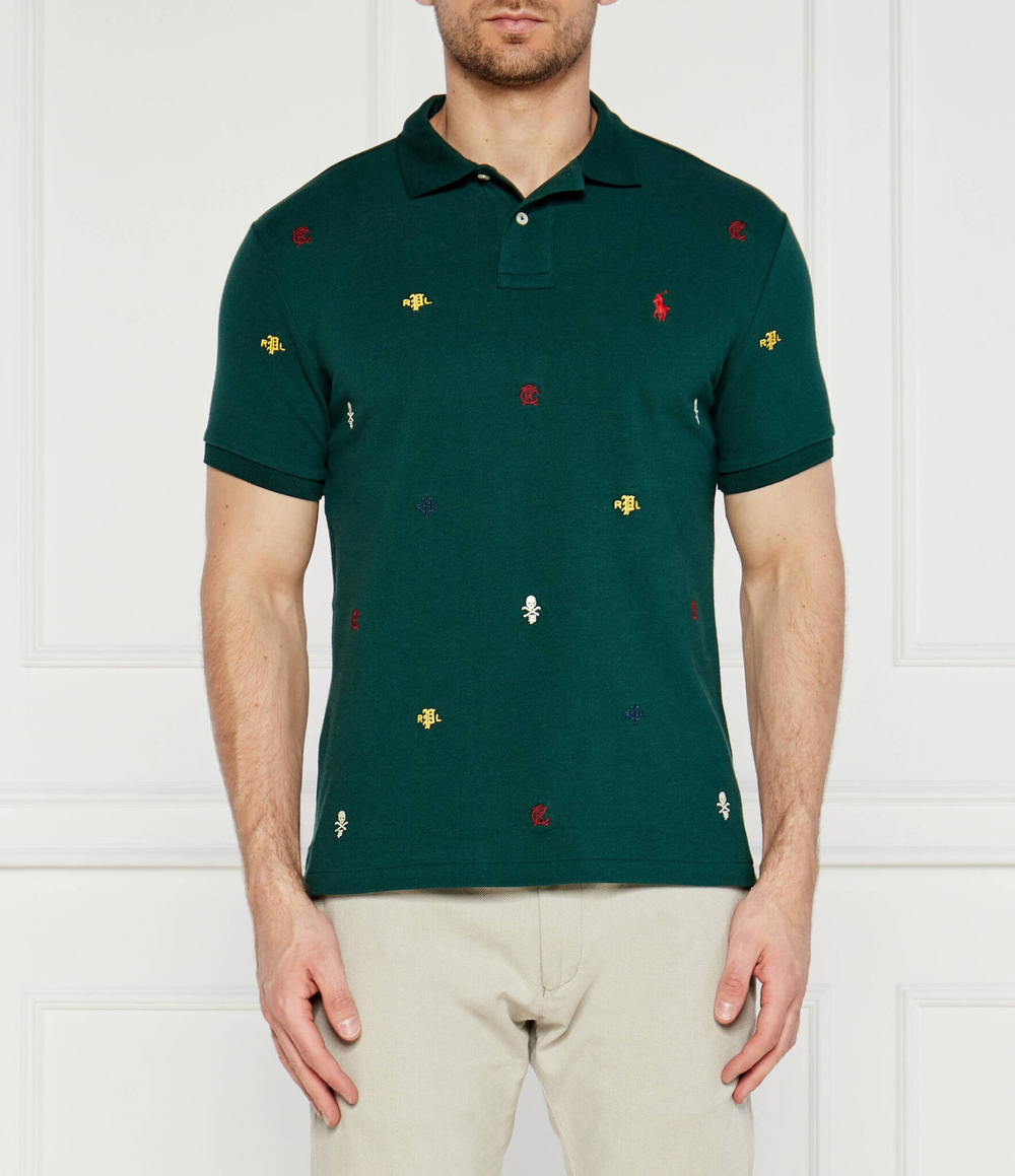 Поло POLO RALPH LAUREN - зеленый(710941437)