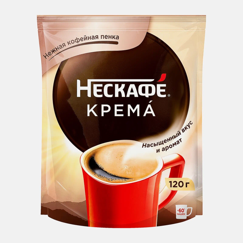 Кофе растворимый Нескафе Классик Крема натуральный 120г