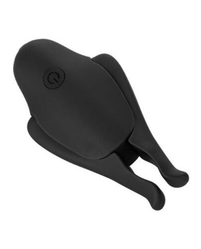 Черные виброзажимы для сосков Nipple Play Rechargeable Nipplettes (Цвет: черный)