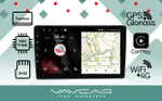 Магнитола для Opel Astra H, Antara, Corsa, Vectra, Zafira B вниз (черна) - Vaycar VA55-0019 на Android 13, 4G SIM-слот