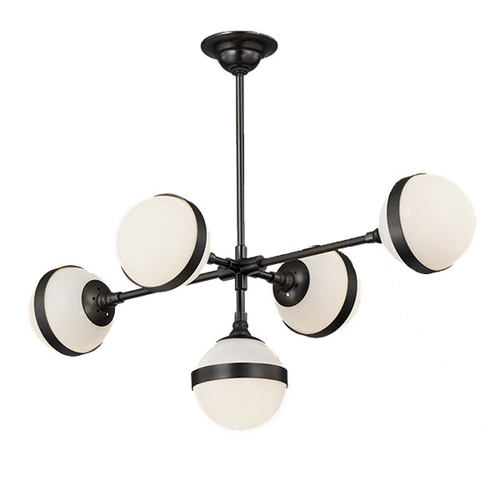 Люстра 9252P/5L black