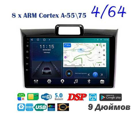Topway TS10 4+32GB 8 ядер для Toyota Corolla Axio, Fielder 2012-2021