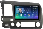 Магнитола для Honda Civic 8 4d 2005-2012 (левый руль, рамка 9) - Teyes CC2 PLUS монитор 9" QLED, Android 10, Быстрая, SIM-слот
