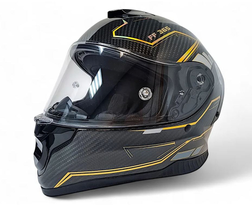 Шлем AiM RH365 Carbon KAIQI GOLDEN