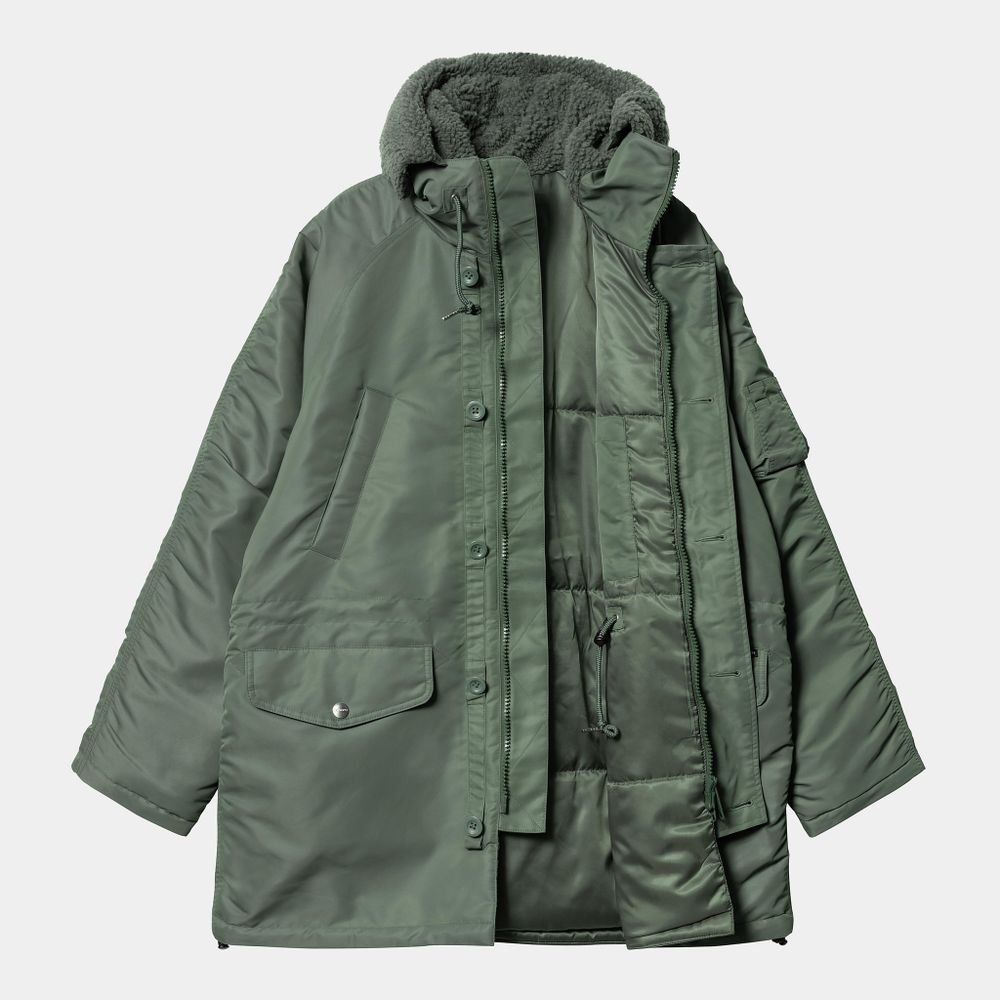 Куртка утепленная мужская CARHARTT Hooded Olten Parka