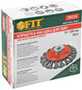 Корщетка-колесо для УШМ, 100 мм, М14 FIT IT 39114