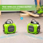 Беспроводная акустическая система аккумуляторная Greenworks GPT-MNBS Арт.3503107, 24V/220V, без АКБ и ЗУ