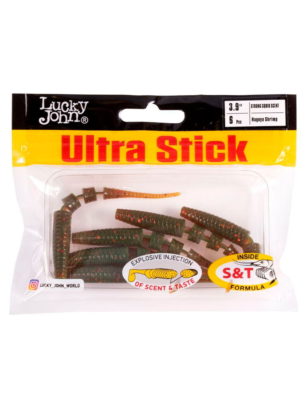 Слаги съедобные искусственные LJ Pro Series Java Stick 3,9in (10.00)/PA03 6 шт. в упак.