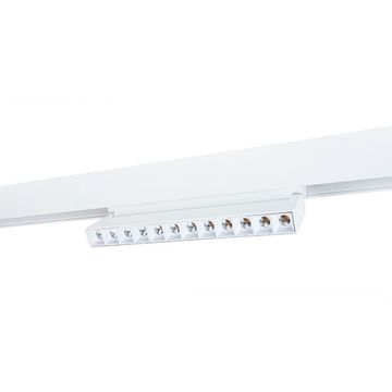 Магнитный трековый светодиодный светильник 12W 3000K A4678PL-1WH белый Linea Arte Lamp