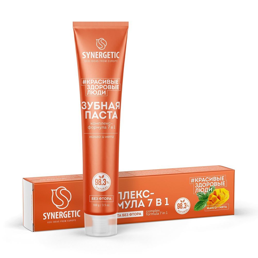 Зубная паста Synergetic Комплекс формула 7в1 100гр