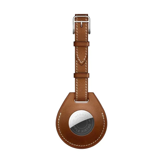 Бирка AirTag Hermès для багажа Fauve Коричневый