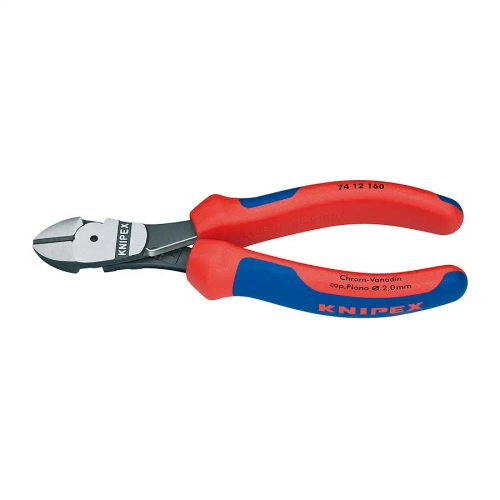 Кусачки боковые особой мощности черненые 160 мм Knipex 74 12 160