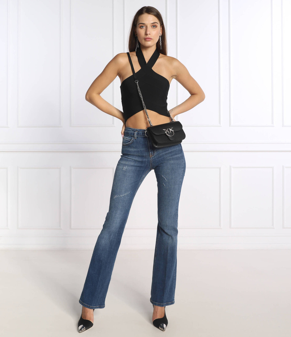 джинсы flora 27 Pinko - темно-синий(1J10ZQ Y78Q)