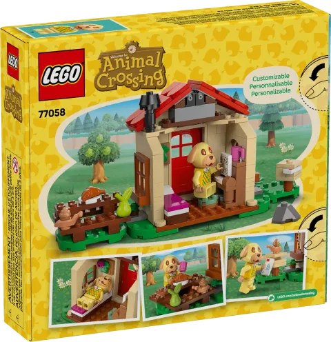 Конструктор LEGO Animal Crossing 77058 Уютный дом Голди