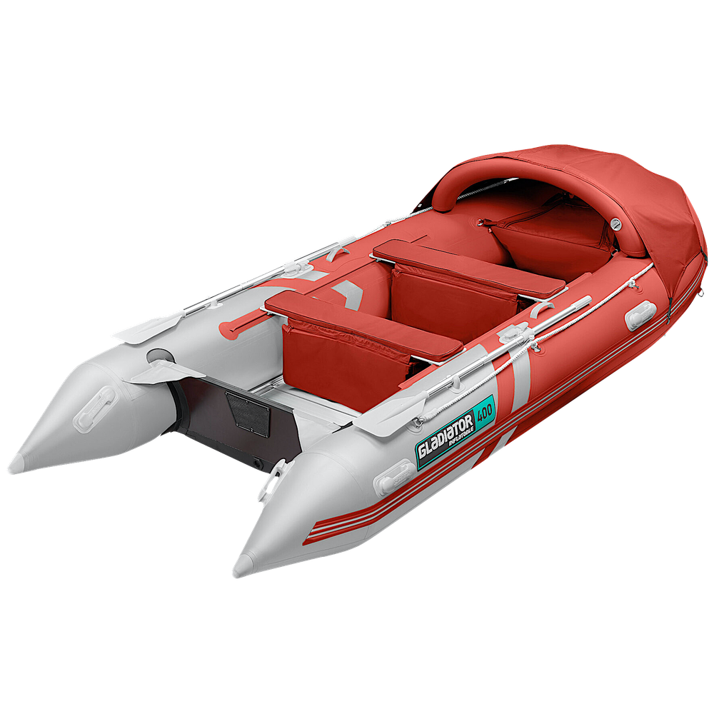 Лодка ПВХ Gladiator Active C400AL с алюминиевым полом -