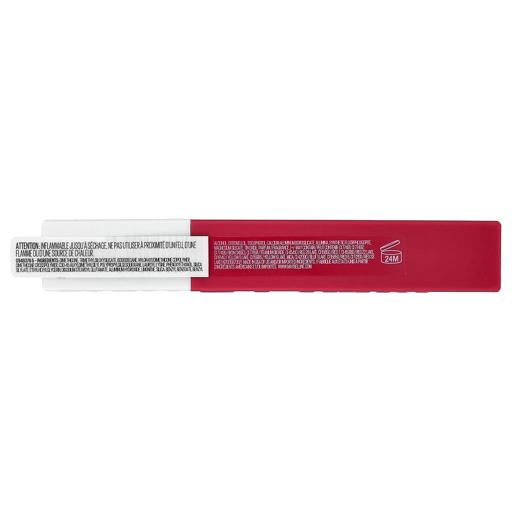 Maybelline, Super Stay, матовые тушь, оттенок 120 Certified, 5 мл (0,17 жидк. унции)
