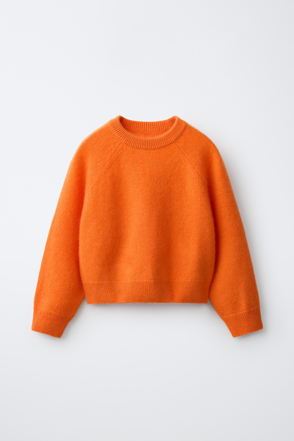 ZARA СВИТЕР ИЗ 100% КАШЕМИРА, ОРАНЖЕВЫЙ
