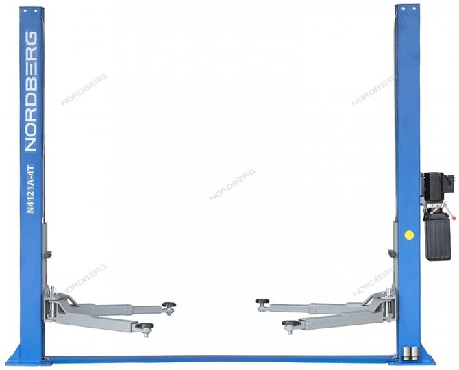 NORDBERG (N4121A-4T_380) Подъемник 2-стоечный 4 т, асимметричный, 380 В