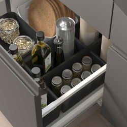 IKEA UPPDATERA  (ИКЕА УППДАТЕРА)  -  Коробка - антрацит 50x12 см