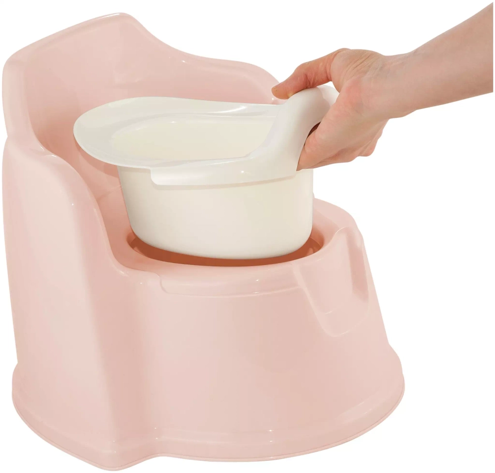 Горшок со спинкой Lalababy Protect Me розовый (6 шт) LA104110032