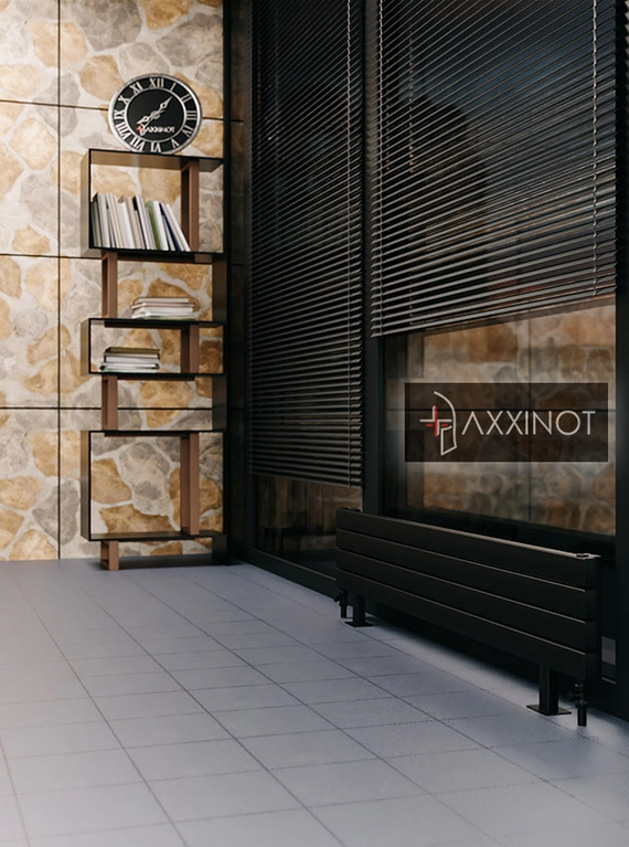 Axxinot Adero ZN 600 - напольный трубчатый радиатор шириной 600 мм