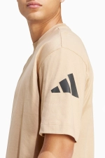 Футболка adidas Essentials Loose Fit 3 Bar Logo - бежевый