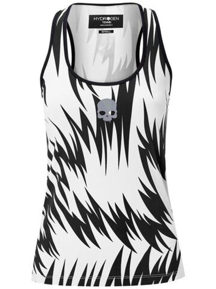 Женский теннисный топ Hydrogen Scratch Tank Top - white