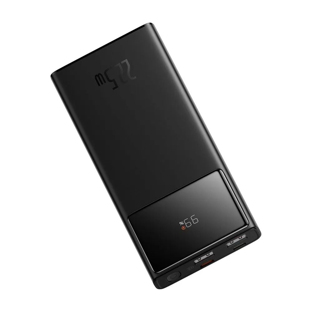 Внешний аккумулятор повербанк черный Power Bank 10000mAh 22,5W BASEUS PPXJ10