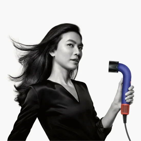 Фен Dyson Supersonic R Pro HD18, синий/оранжевый (Vinca blue/Topaz orange) EU
