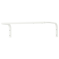IKEA MULIG  (ИКЕА МУЛИГ)  -  Штанга для одежды - белый 60-90 см