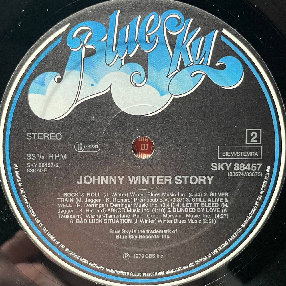 Johnny Winter ‎– Johnny Winter Story 2LP (Голландия 1980г.)